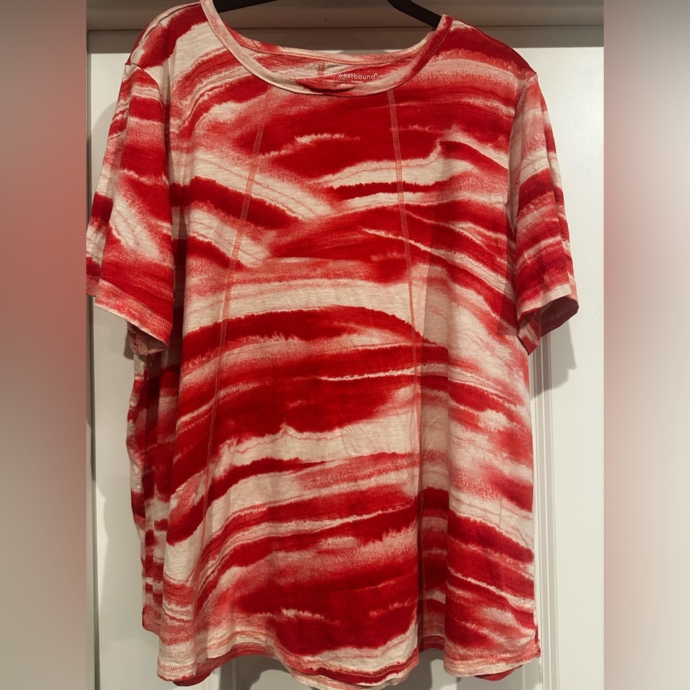 Westbound Red Tie-Dye Women's Top​
